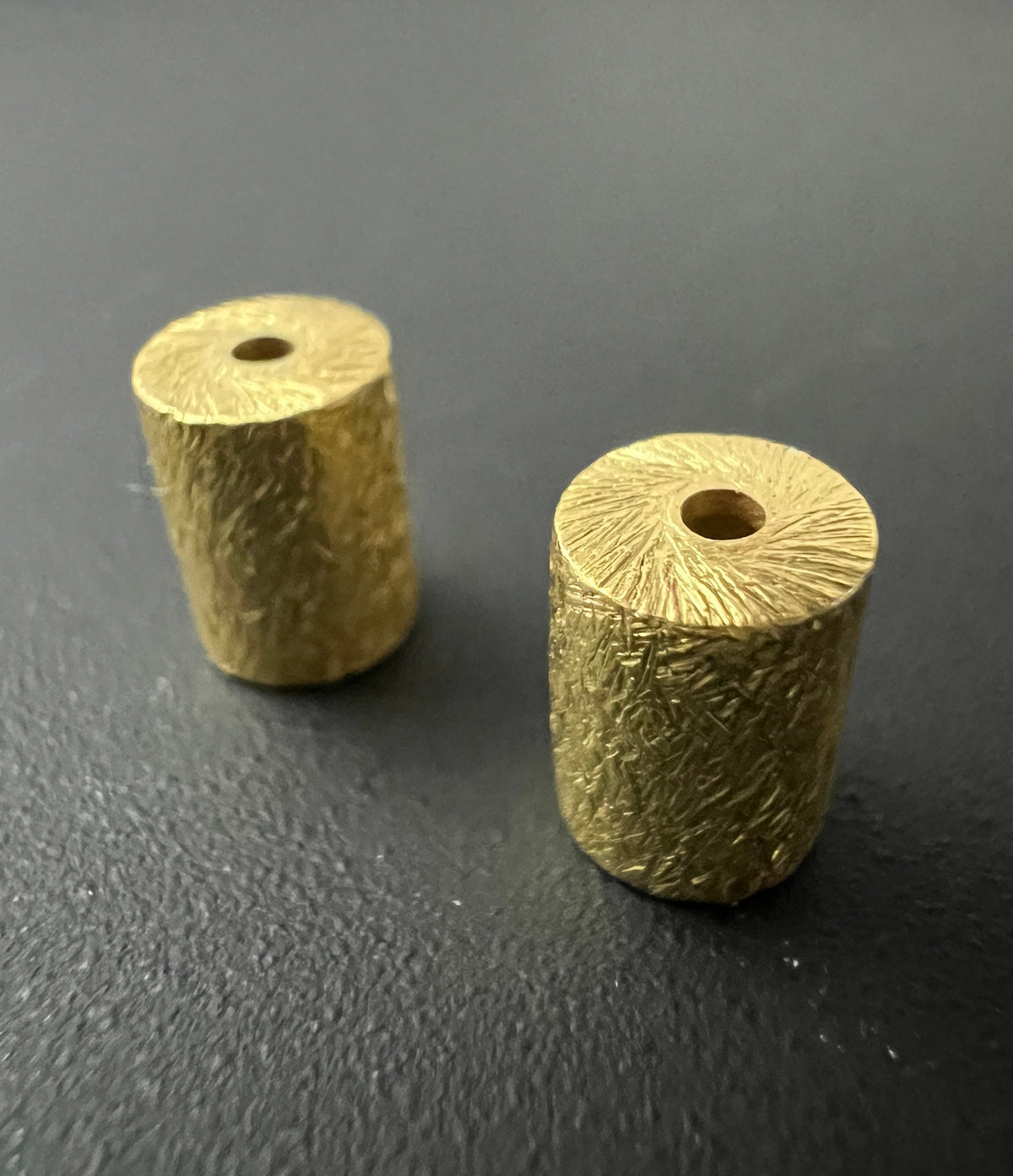 Zylinder / Walze, vergoldetes 925-Silber, 3 mm & 8 mm