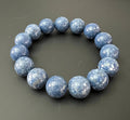 Armband Schaumkoralle, blau gefärbt, 14 mm | S43