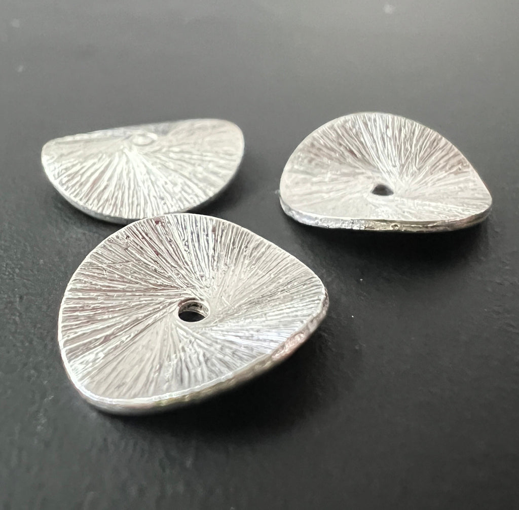 Gebogene Scheibe, 925-Silber, 4 – 12 mm