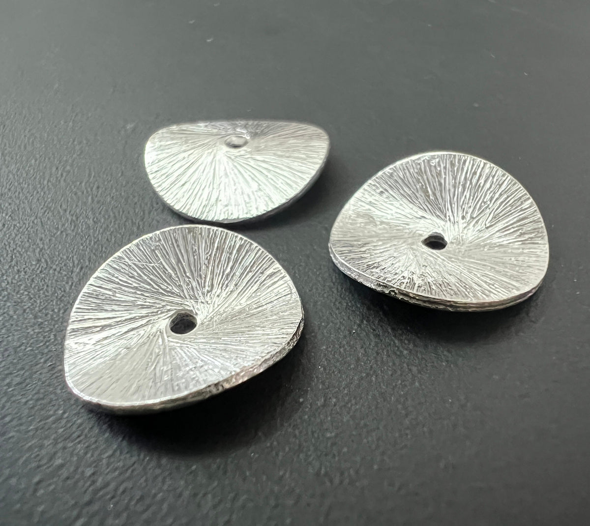 Gebogene Scheibe, 925-Silber, 4 – 12 mm