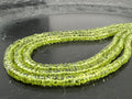 Peridot Scheiben Strang, 4,5 mm | S19