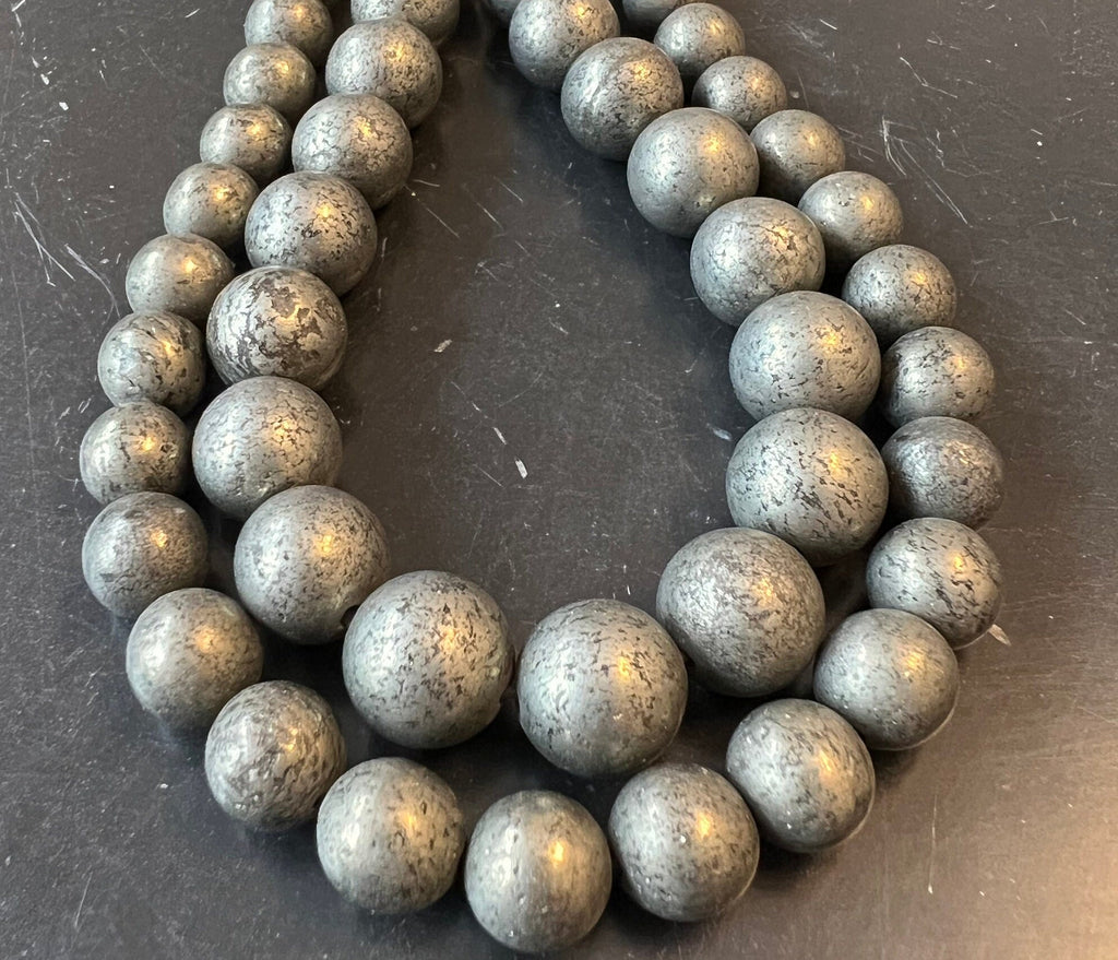 Pyrit Kugeln Strang, 8 mm & 10 mm
