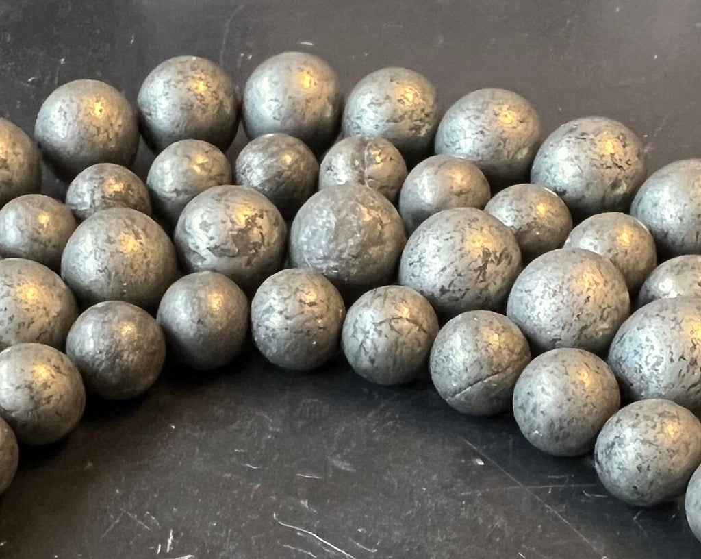Pyrit Kugeln Strang, 8 mm & 10 mm