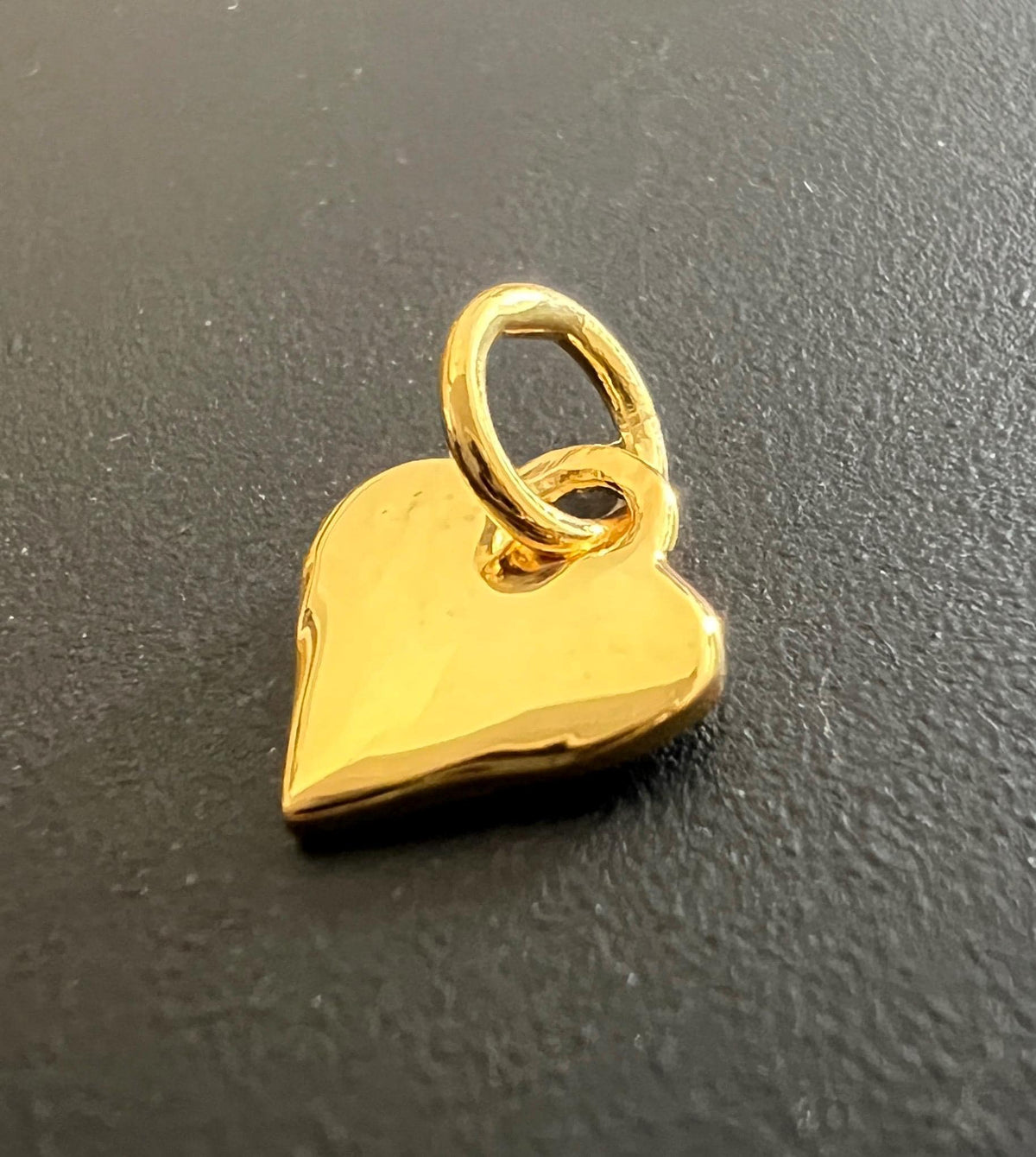 Herz Anhänger vergoldetes 925-Silber, 9 × 6 mm | T44