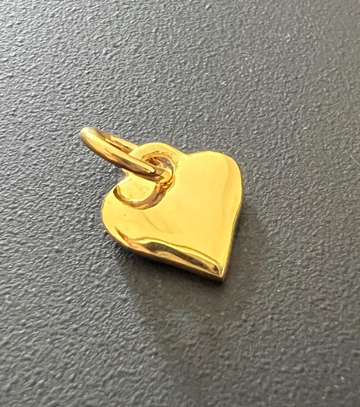 Herz Anhänger vergoldetes 925-Silber, 9 × 6 mm | T44