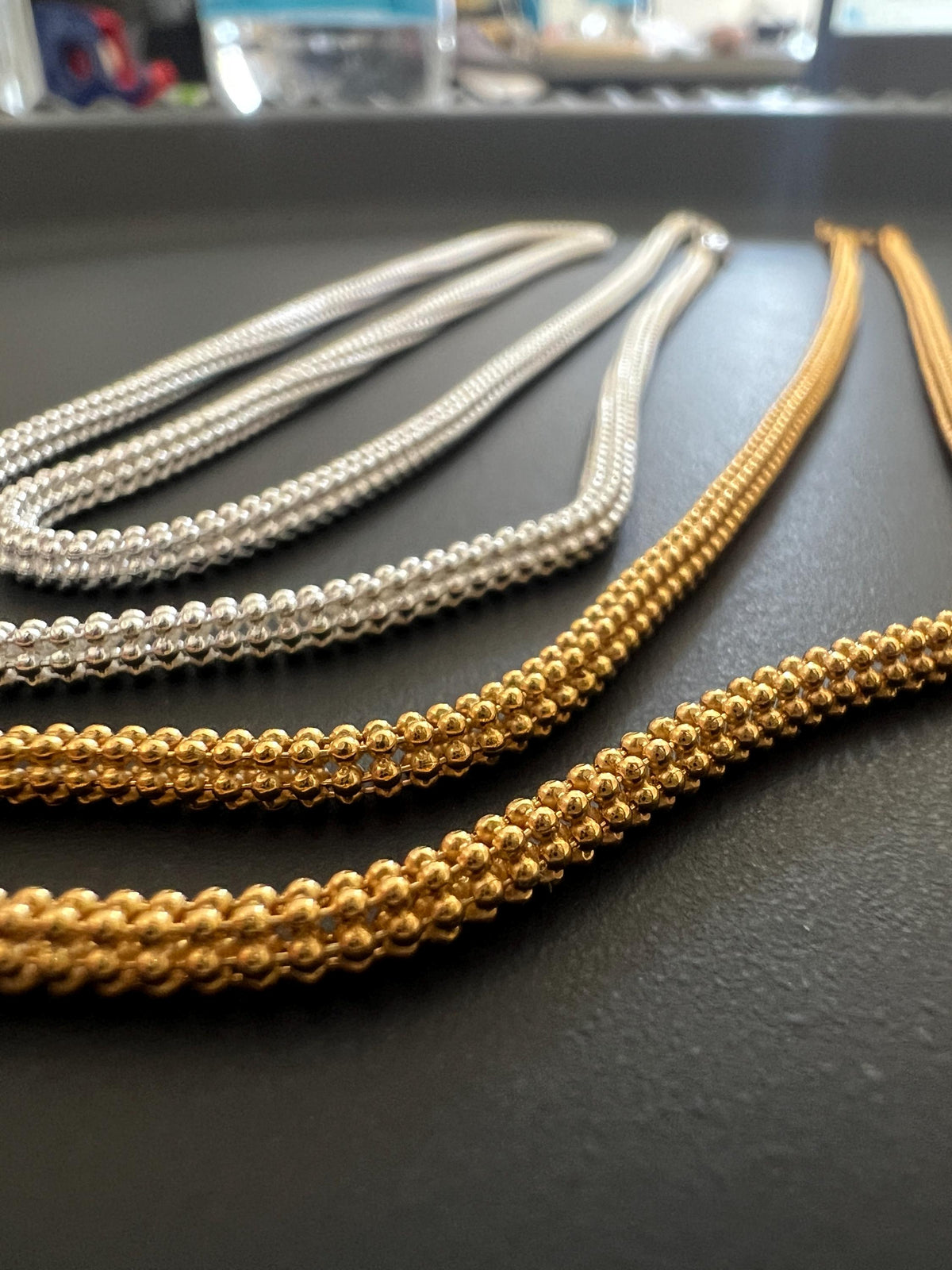 Kette 925-Silber oder vergoldet, 2,5 mm, mit Verlängerungskettchen