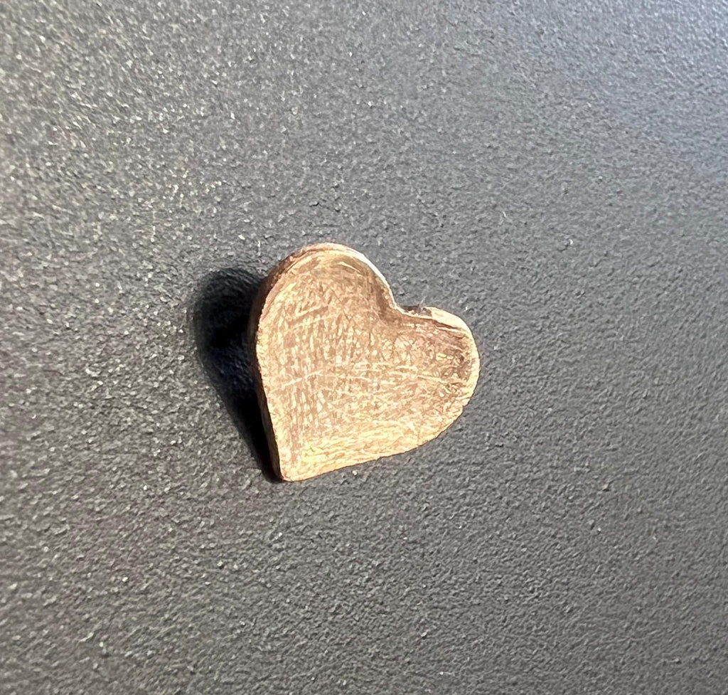 Herz Zwischenelement rosévergoldetes 925-Silber, 9,5 × 11,5 mm | T53