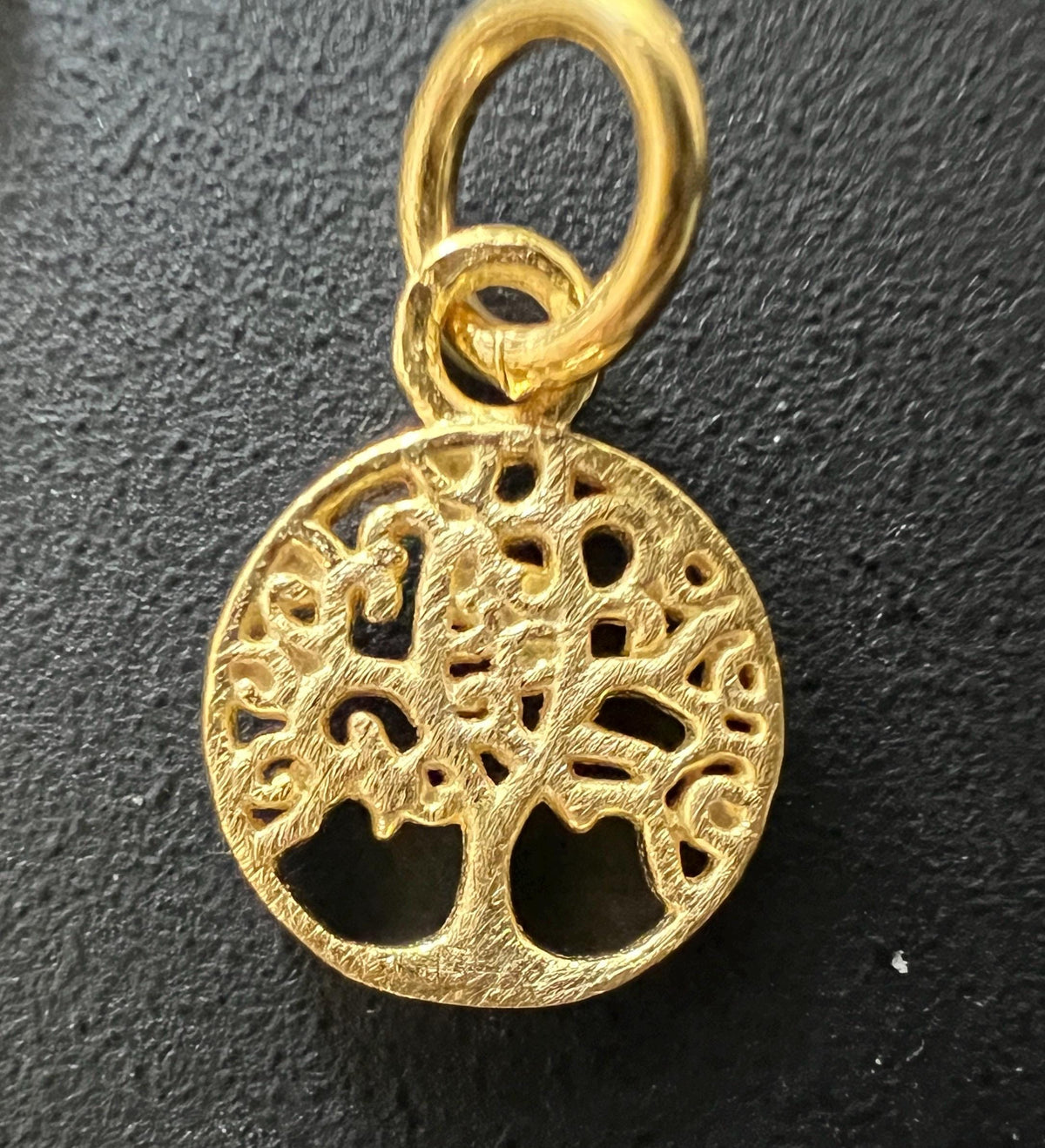 Lebensbaum Anhänger vergoldetes 925-Silber, verschiedene Größen