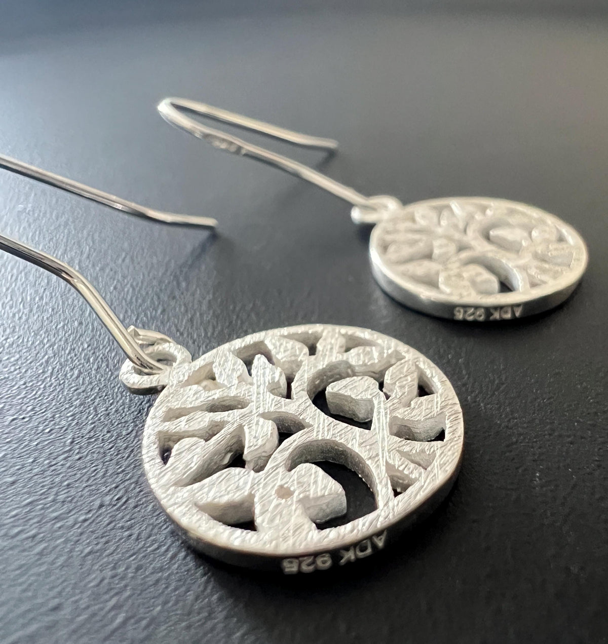 Ohrhaken Lebensbaum 925-Silber, 14 mm | T71