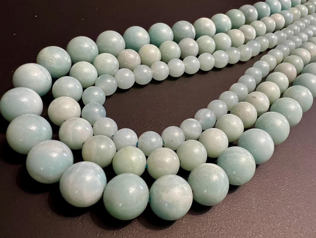 Amazonite bead strand, 6 – 10 mm