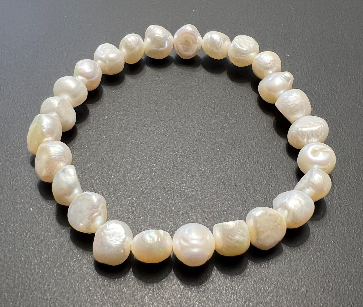 Perlen Armband Süßwasserperlen, verschiedene Farben, Einheitsgröße