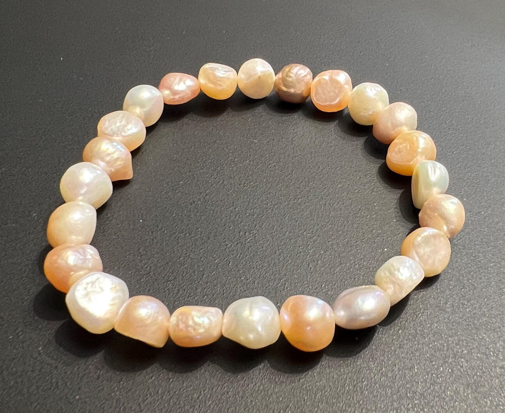 Perlen Armband Süßwasserperlen, verschiedene Farben, Einheitsgröße