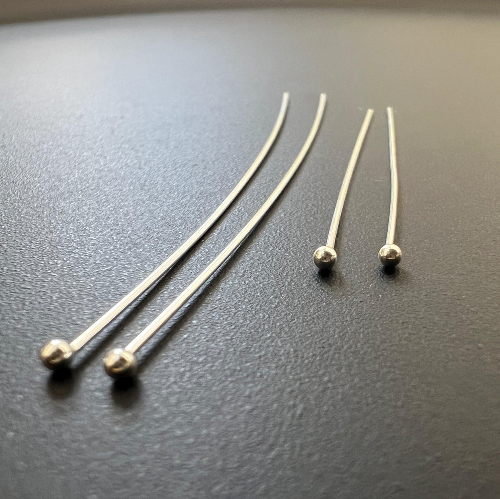 Kugelstifte 925-Silber, verschiedene Größen