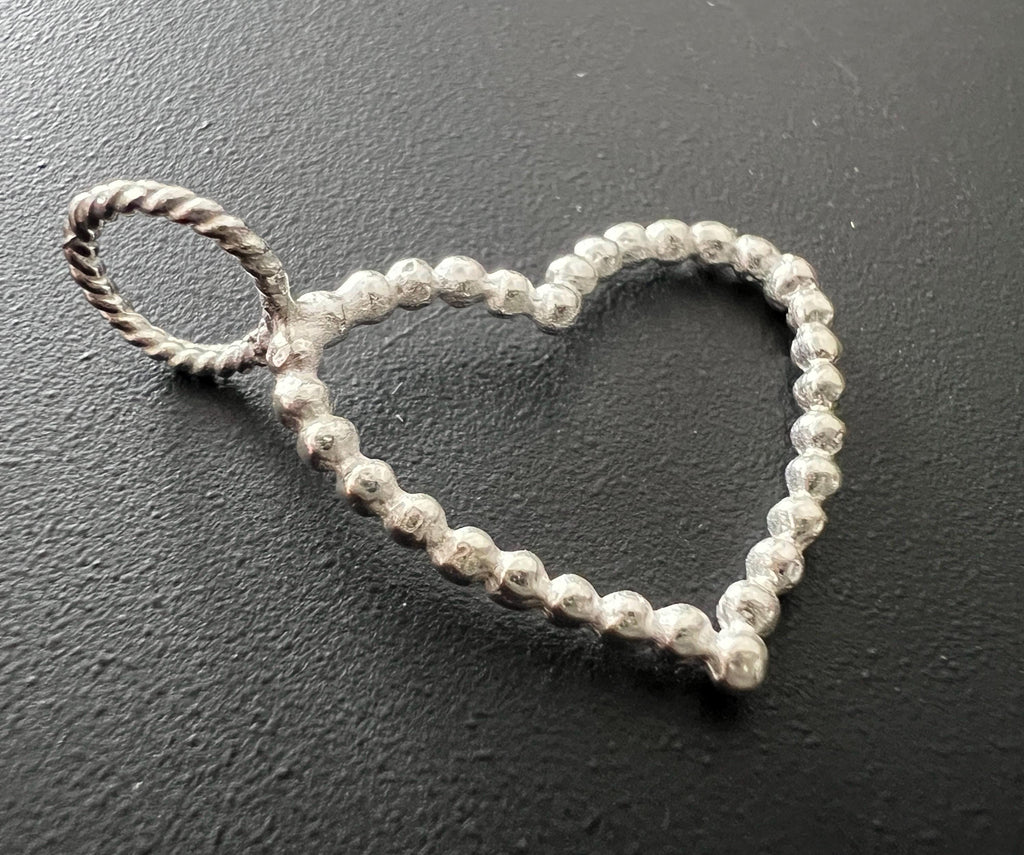Herz Anhänger 925-Silber, 18 × 20 mm | T88