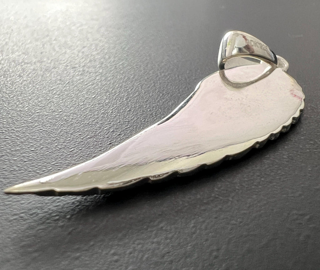 Flügel Anhänger 925-Silber, 12 × 35 mm | T93