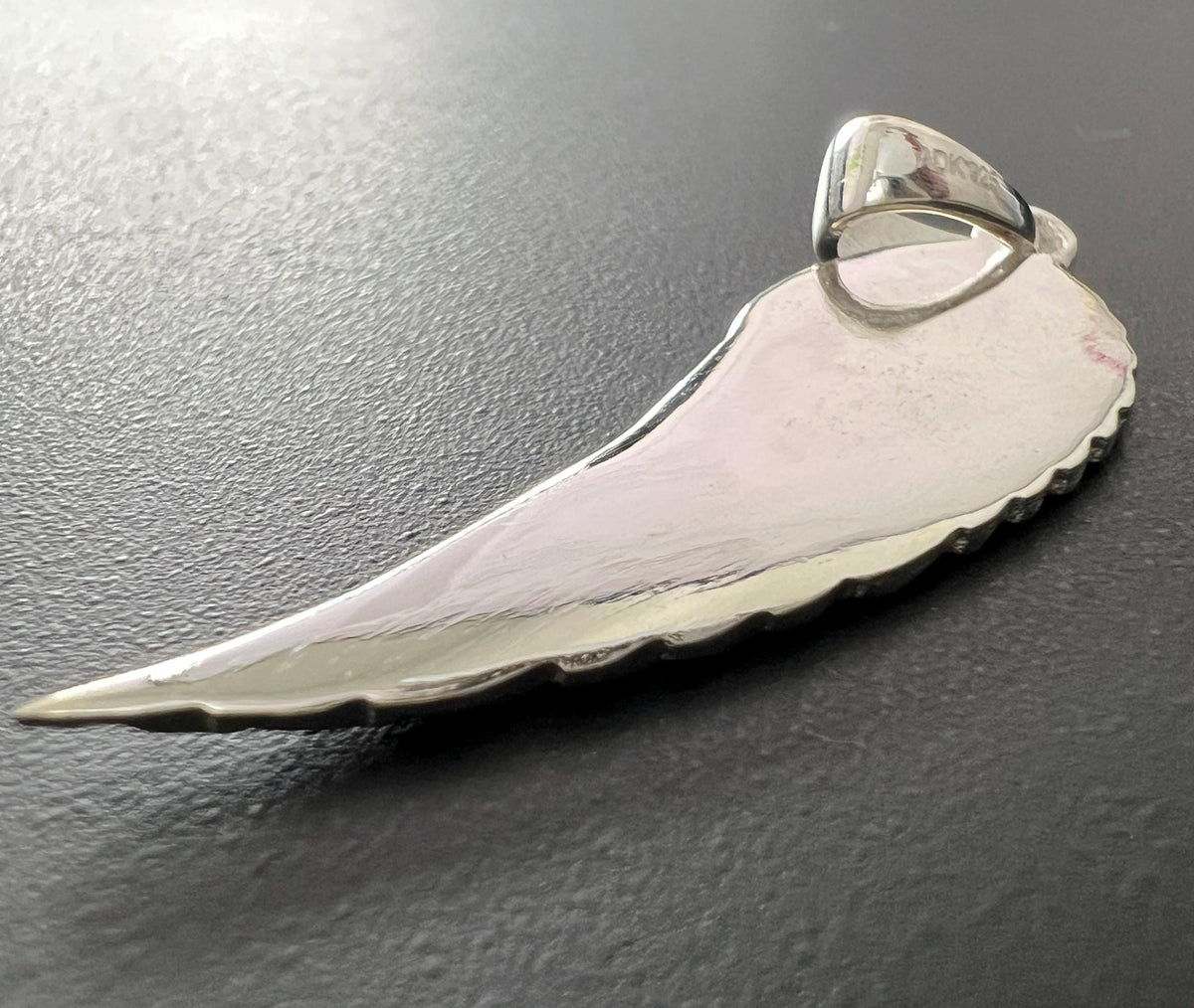 Flügel Anhänger 925-Silber, 12 × 35 mm | T93