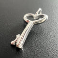 Schlüssel Anhänger 925-Silber, 9 × 19 mm | T101