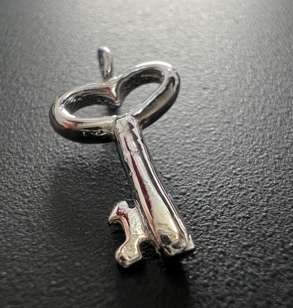 Schlüssel Anhänger 925-Silber, 9 × 19 mm | T101