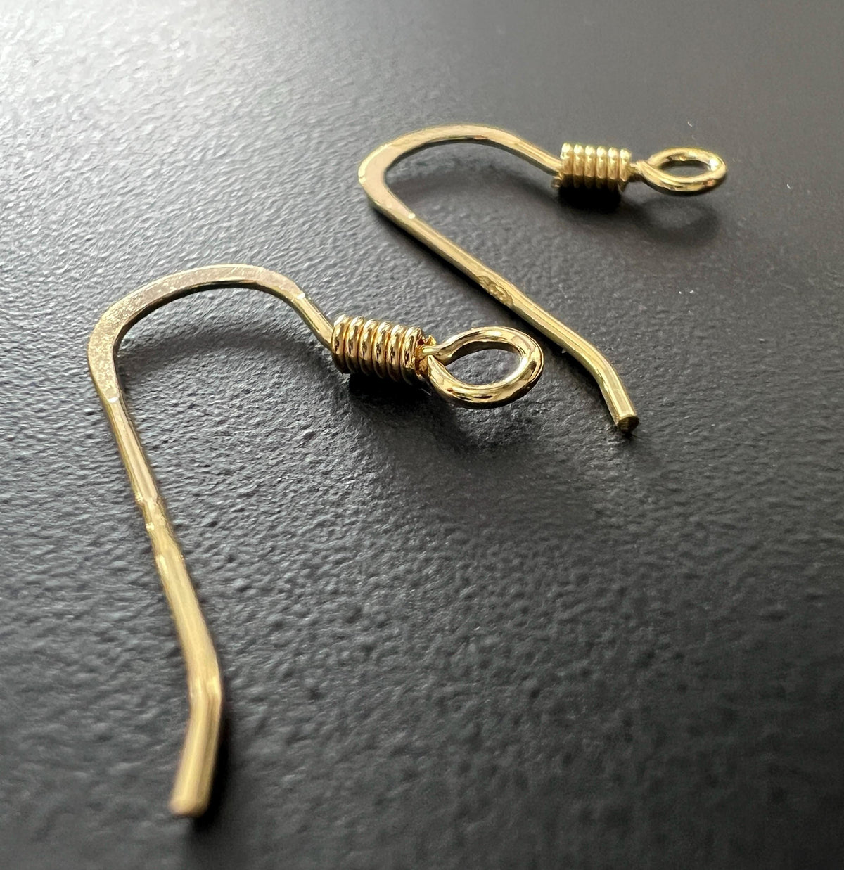 Ohrhaken 925-Silber oder vergoldet, 20 × 14 mm, Made in Italy