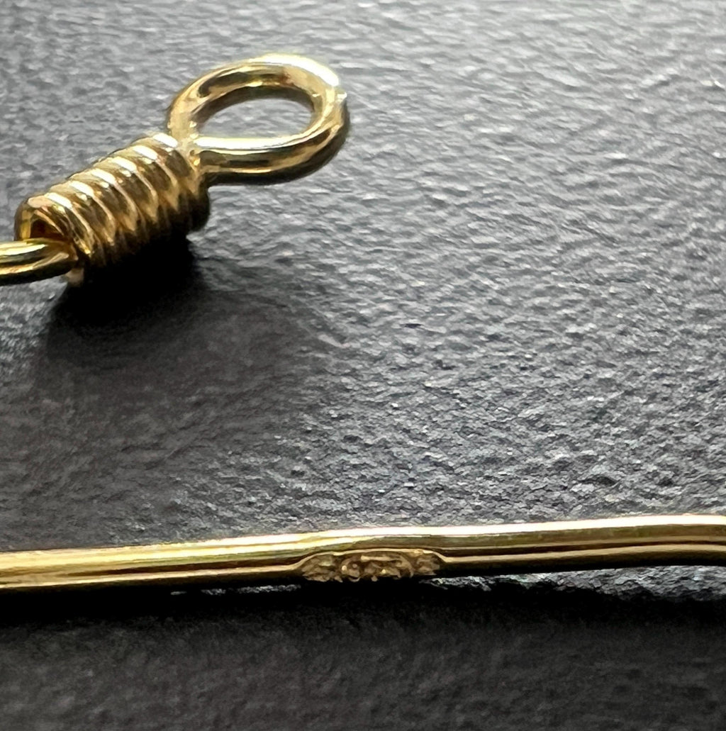 Ohrhaken 925-Silber oder vergoldet, 20 × 14 mm, Made in Italy