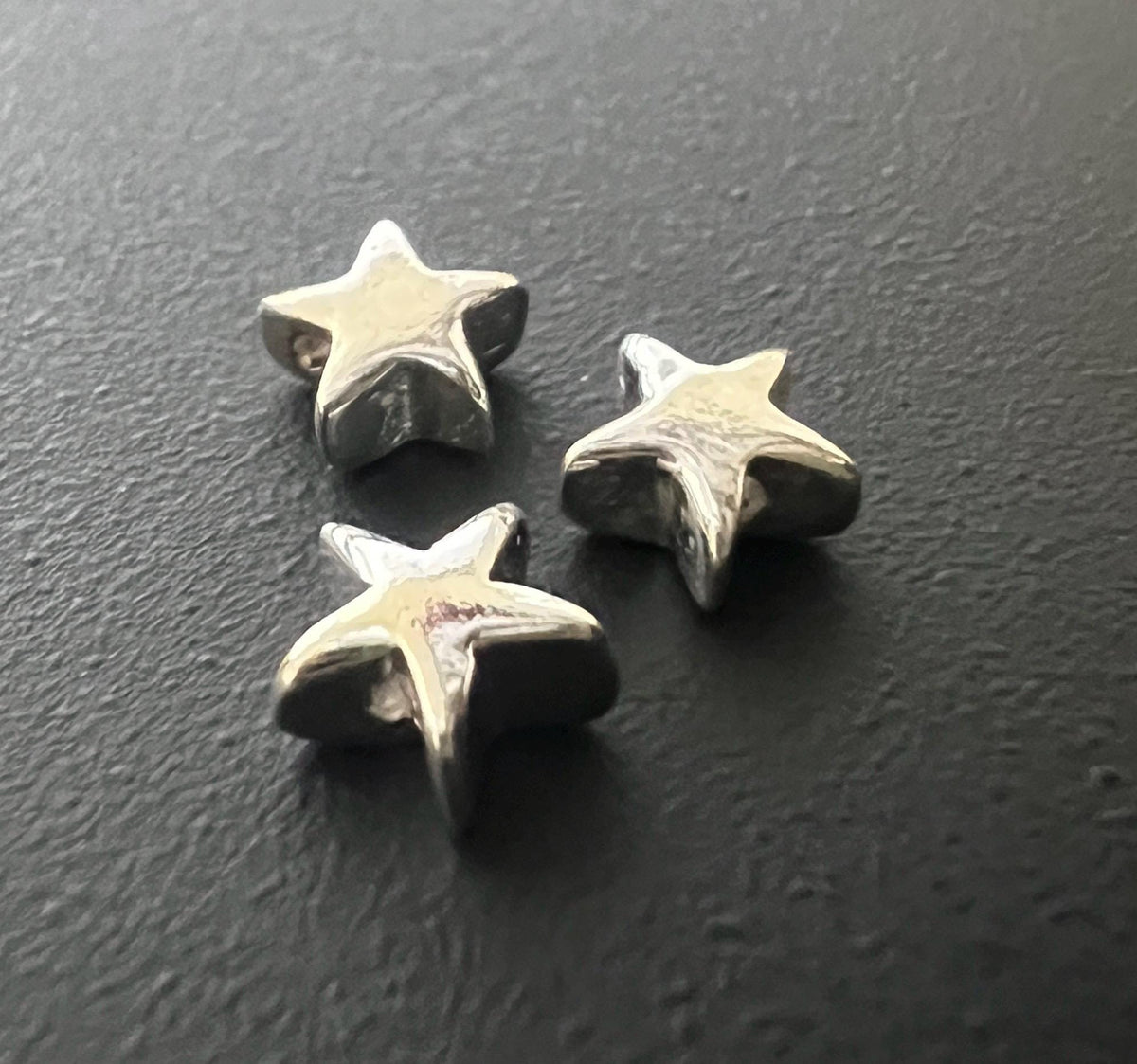 Stern, 925-Silber, glatt, 6 × 2,5 mm | B46