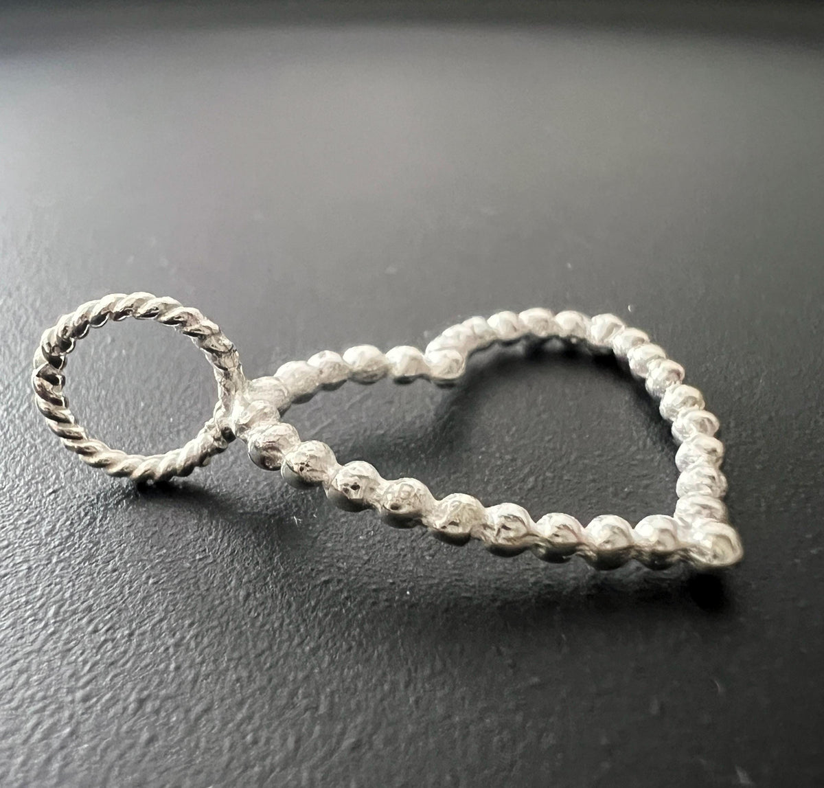 Herz Anhänger 925-Silber, 18 × 20 mm | T88