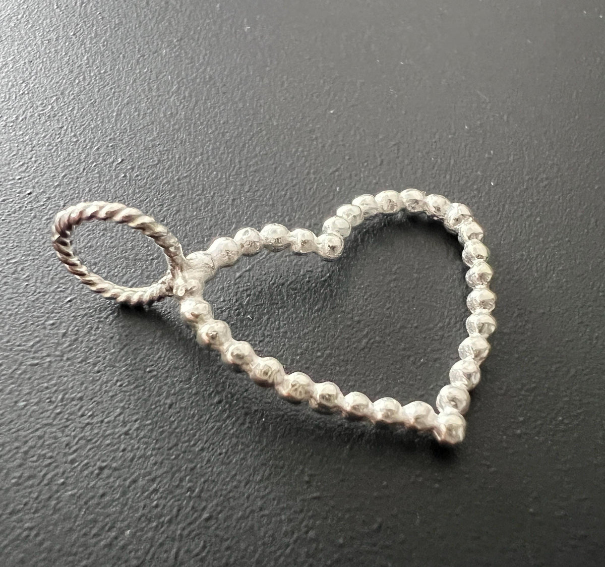 Herz Anhänger 925-Silber, 18 × 20 mm | T88