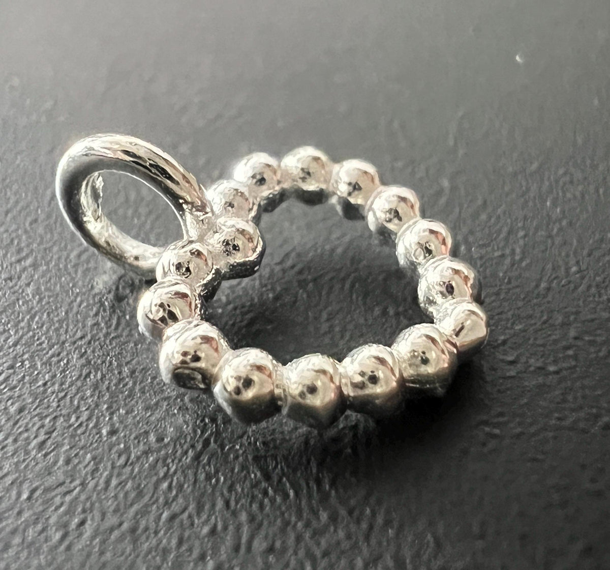 Herz Anhänger 925-Silber oder vergoldet, 10 × 10 mm