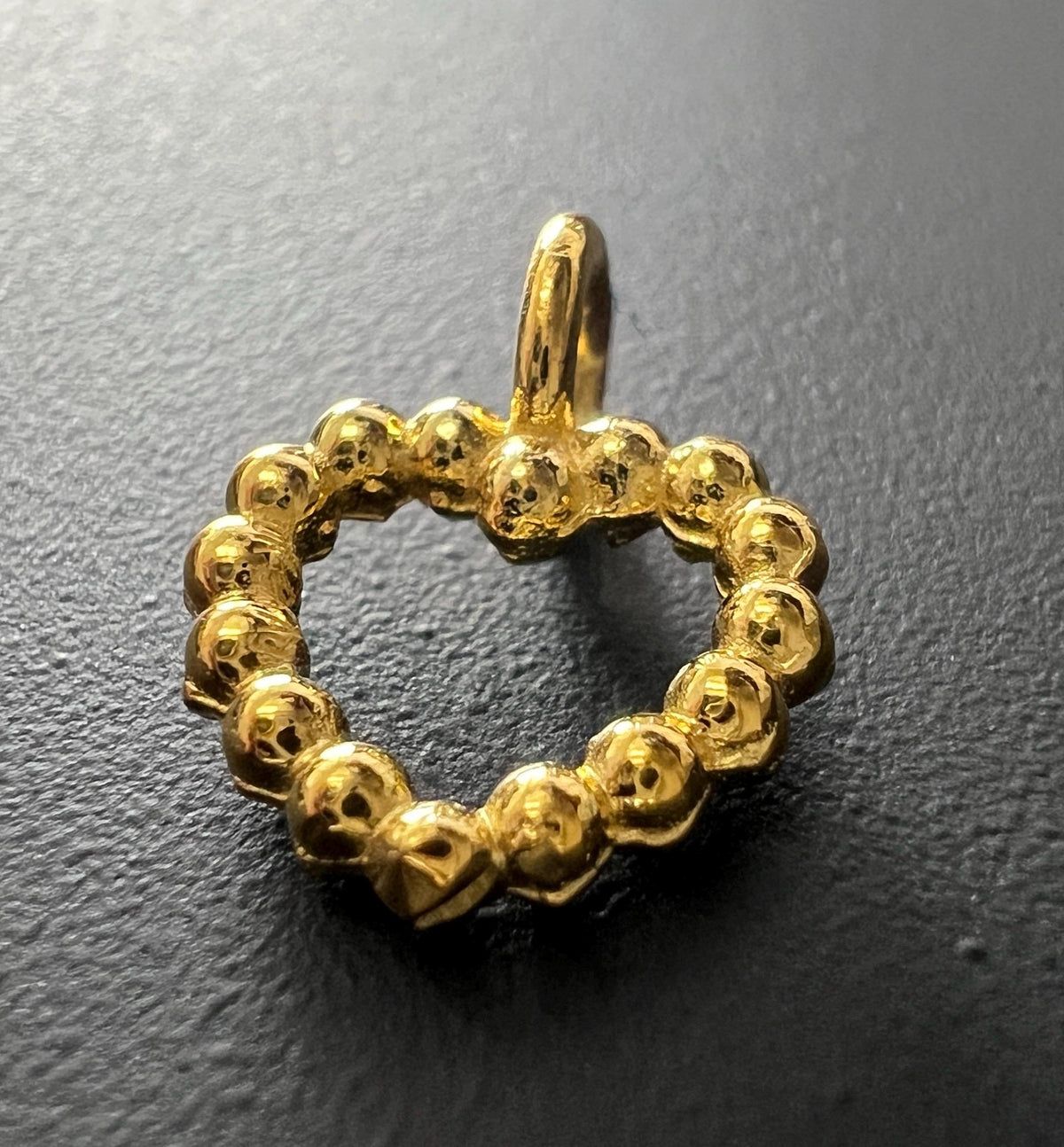 Herz Anhänger 925-Silber oder vergoldet, 10 × 10 mm