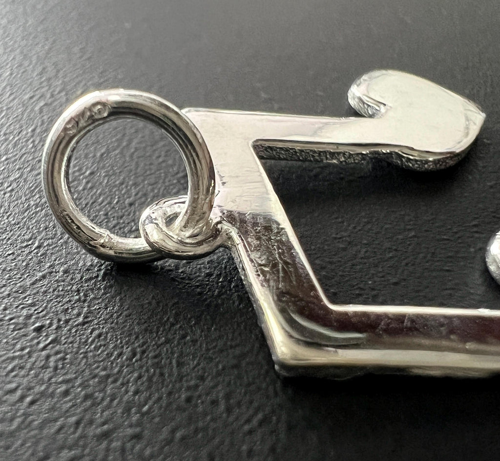Music note pendant 925 silver, 10 mm & 18 mm, 2 variants