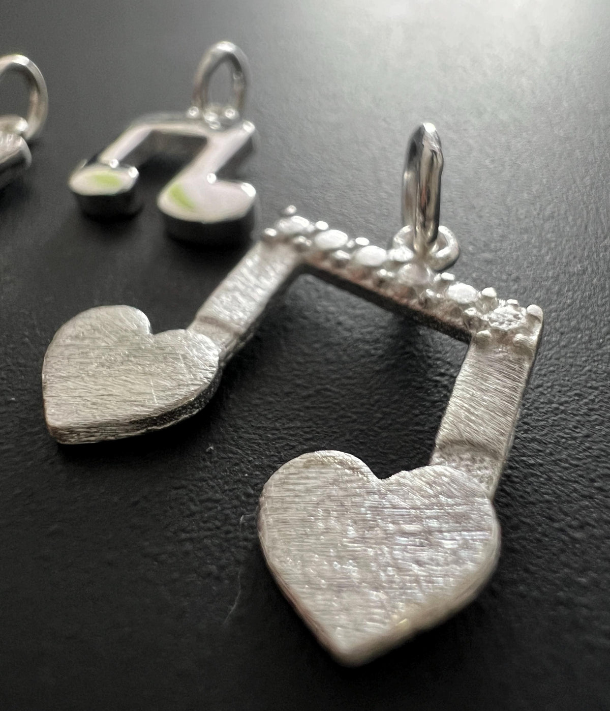 Noten Anhänger 925-Silber, 10 mm & 18 mm, 2 Varianten