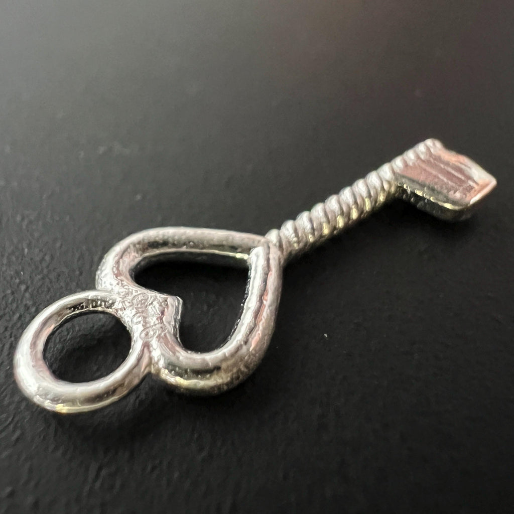 Schlüssel Anhänger 925-Silber, 7,5 × 20 mm - T104