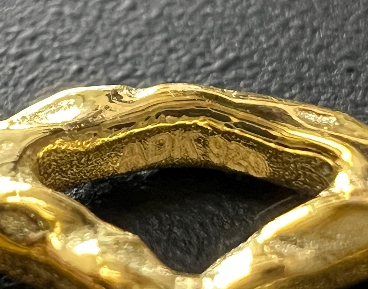 Brezel Anhänger 925-Silber oder vergoldet, 2 Ausführungen