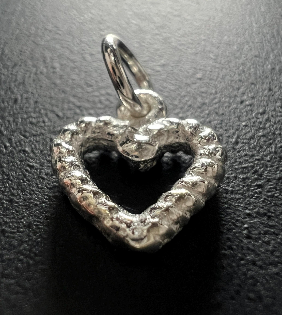 Herz Anhänger 925-Silber, 10 mm - T118