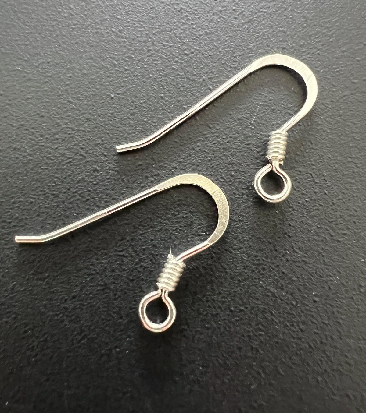 Ohrhaken 925-Silber oder vergoldet, 20 × 14 mm, Made in Italy