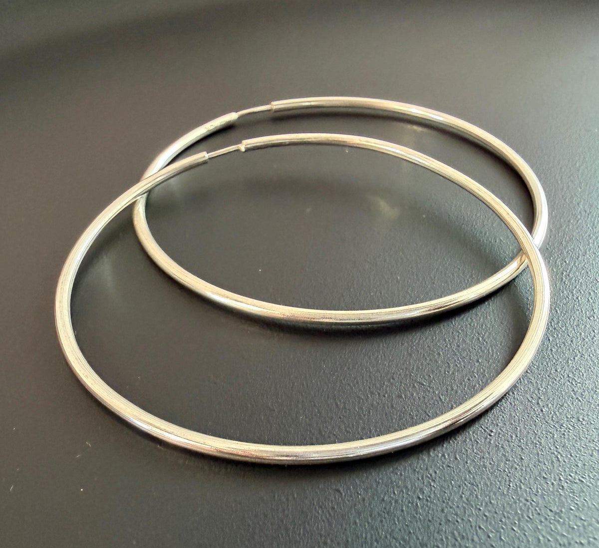 Creolen 925-Silber, geschlossen, 10 – 70 mm