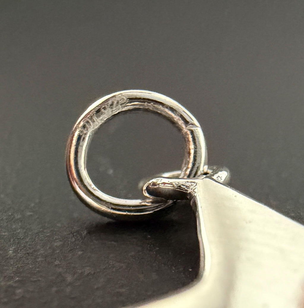 Stern Anhänger 925-Silber oder vergoldet, 14 × 17,5 mm