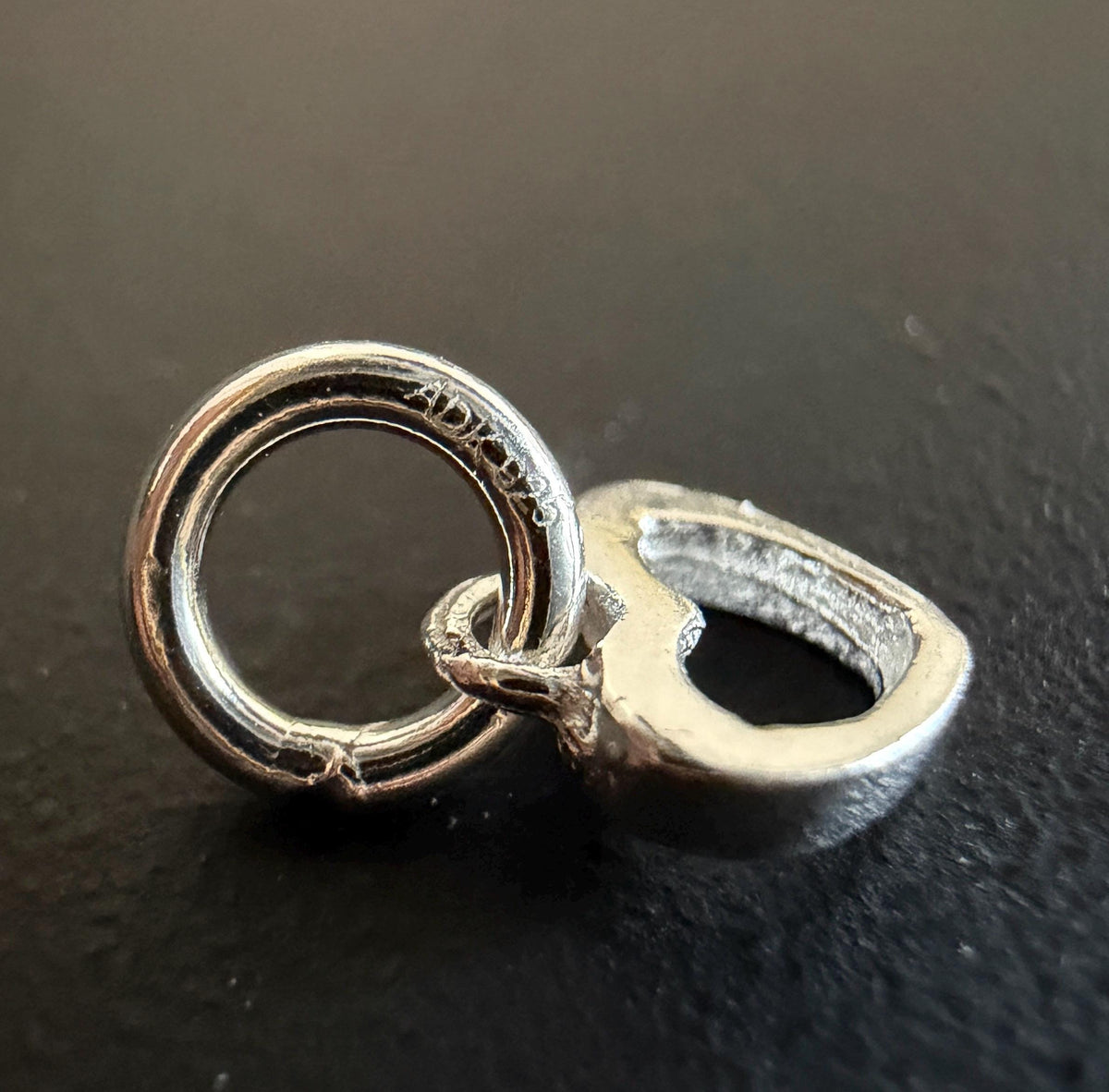 Mini Herz Anhänger 925-Silber oder vergoldet, 5 × 6 mm
