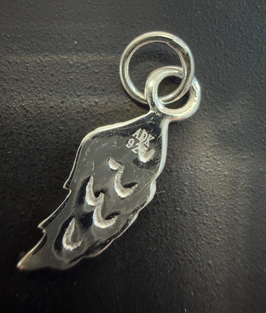 Flügel Anhänger 925-Silber, 20 × 12 mm | U7