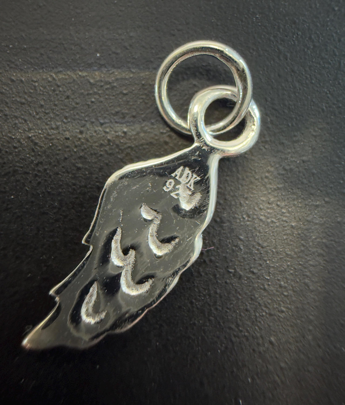 Flügel Anhänger 925-Silber, 20 × 12 mm | U7