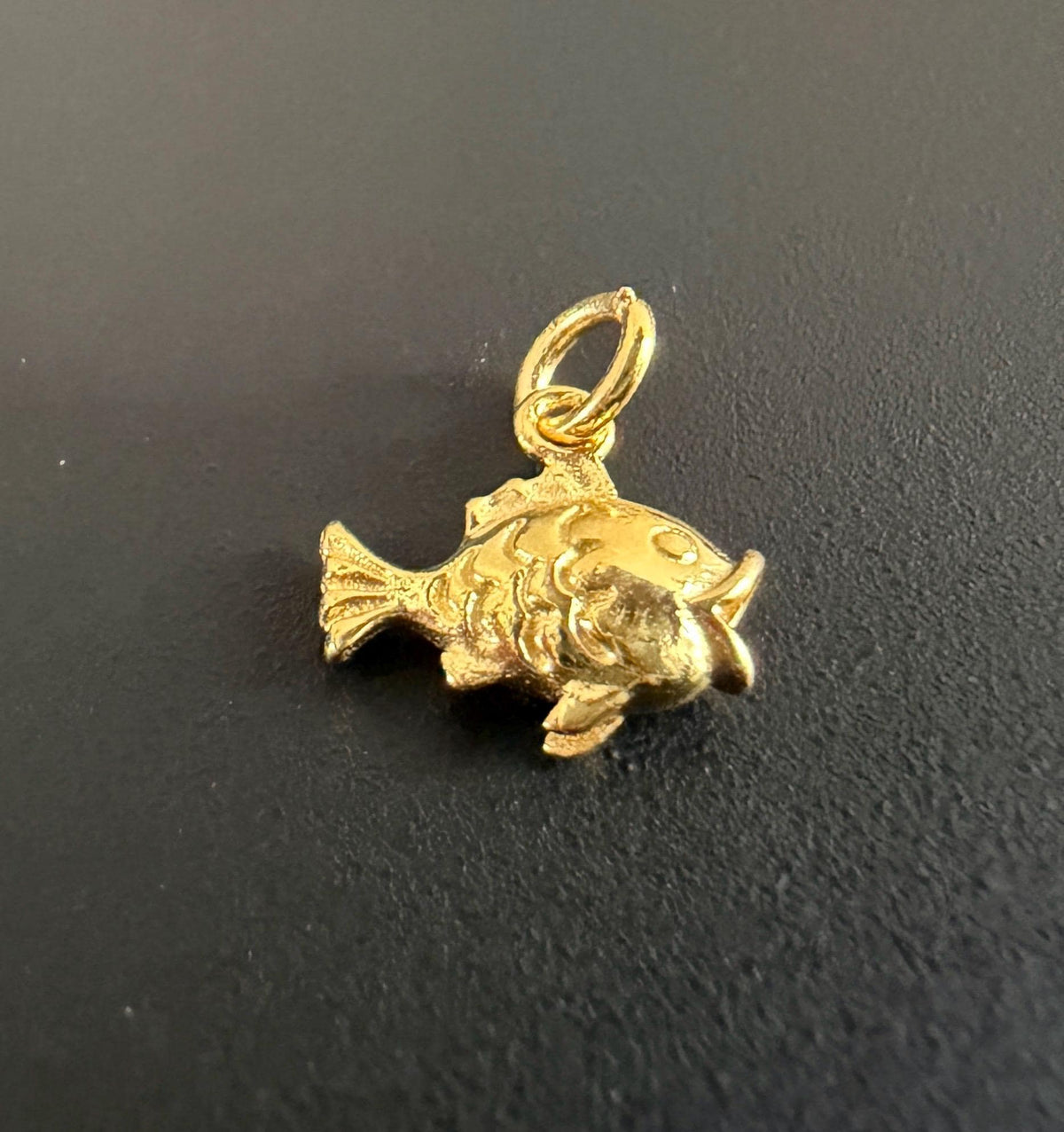 Fisch Anhänger 925-Silber oder vergoldet, 11 × 11 mm | U9 / U10
