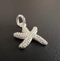 Seestern Anhänger 925-Silber, 9 × 12 mm | U13