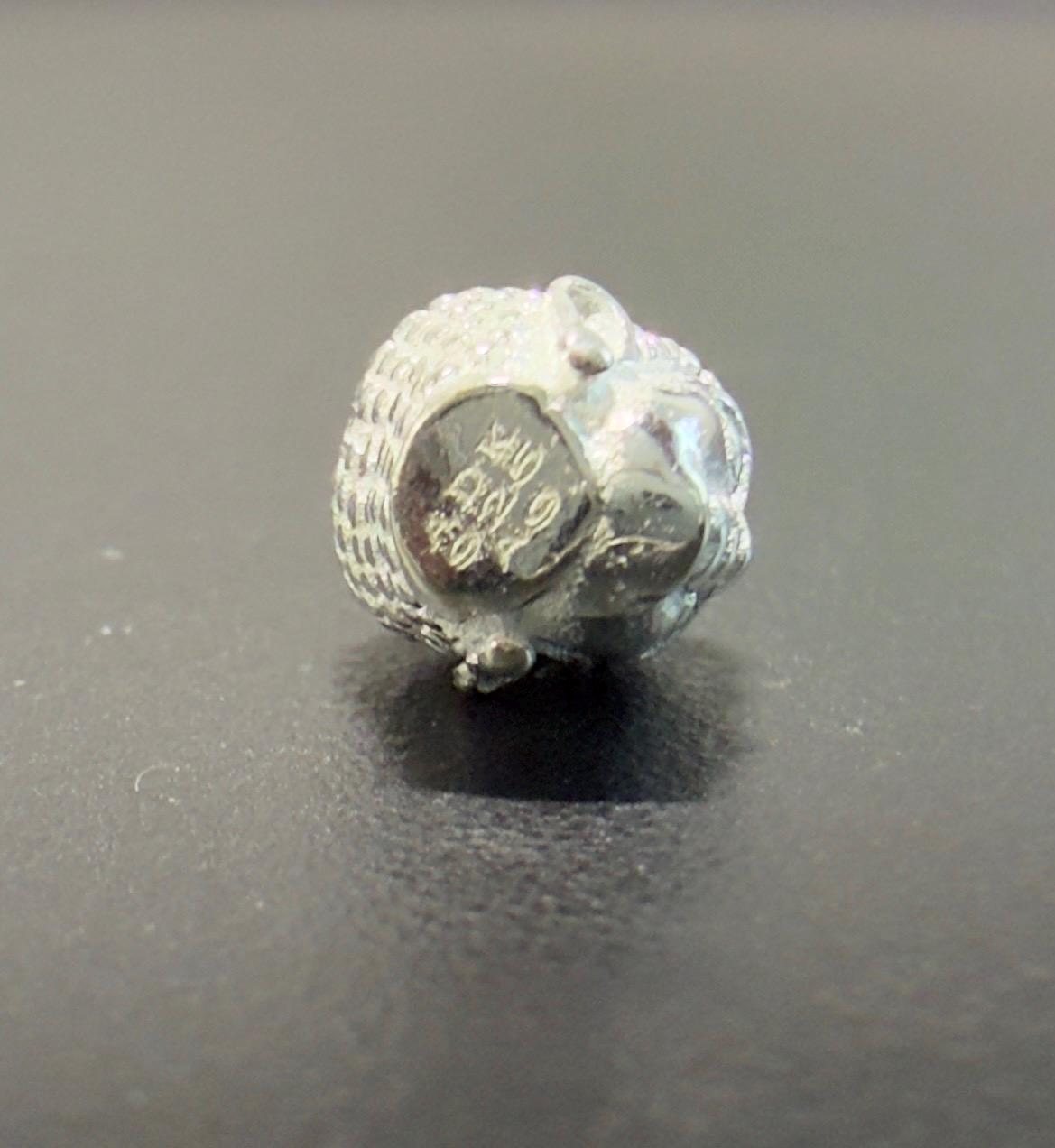 Buddha Kopf Anhänger 925-Silber, 13,5 × 11 mm | U5