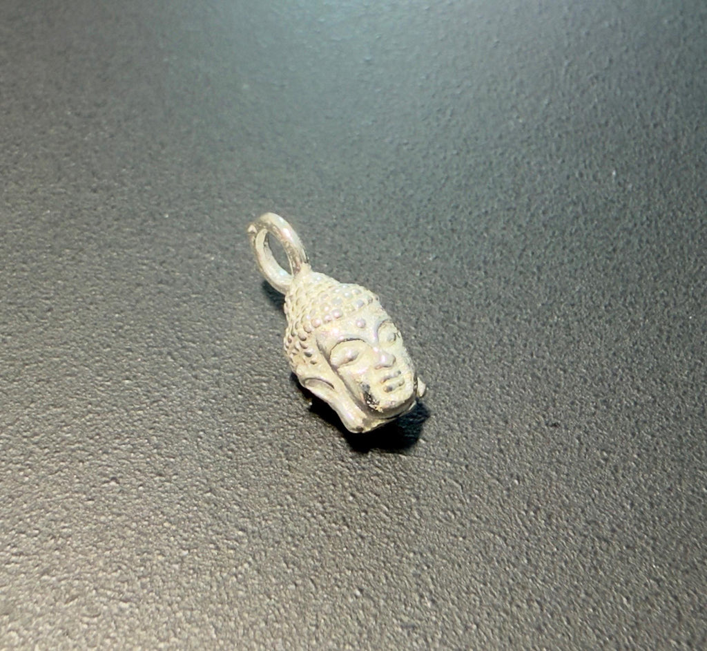 Buddha Kopf Anhänger 925-Silber, 13,5 × 11 mm | U5