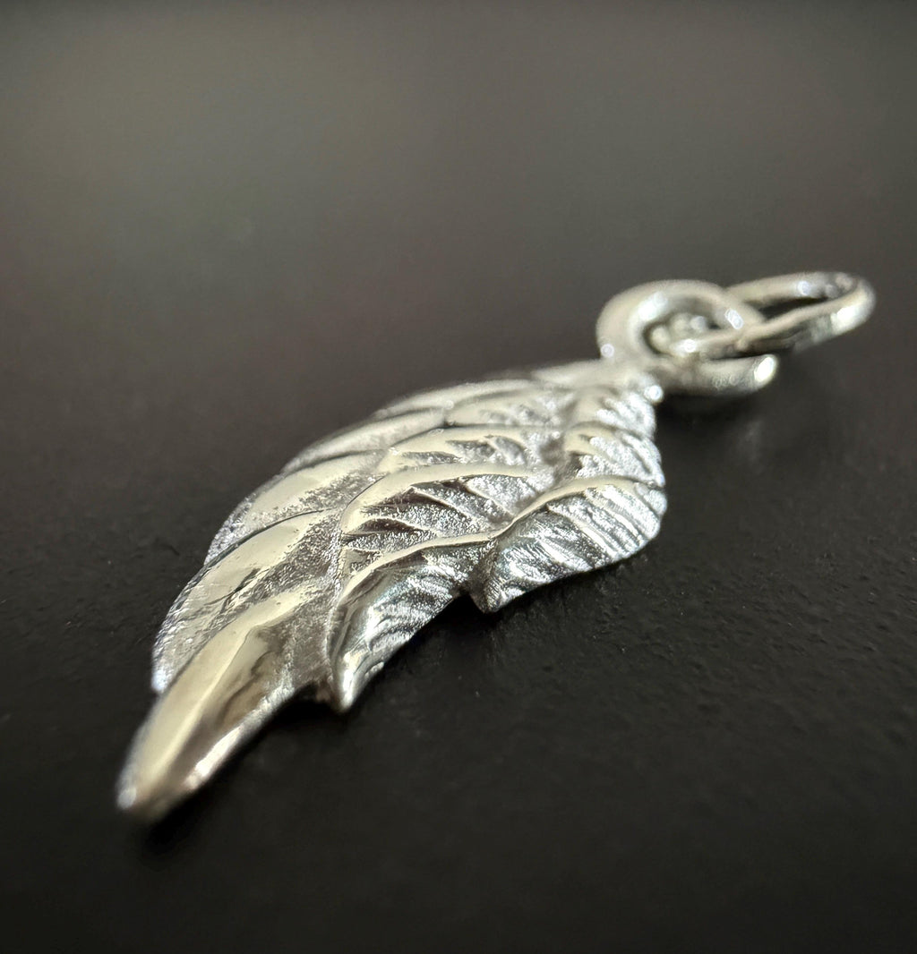 Flügel Anhänger 925-Silber, 20 × 12 mm | U7