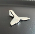 Wal Flosse Anhänger 925-Silber, 20 × 20 mm | T109