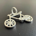 Fahrrad Anhänger 925-Silber, 12 × 20 mm | U21