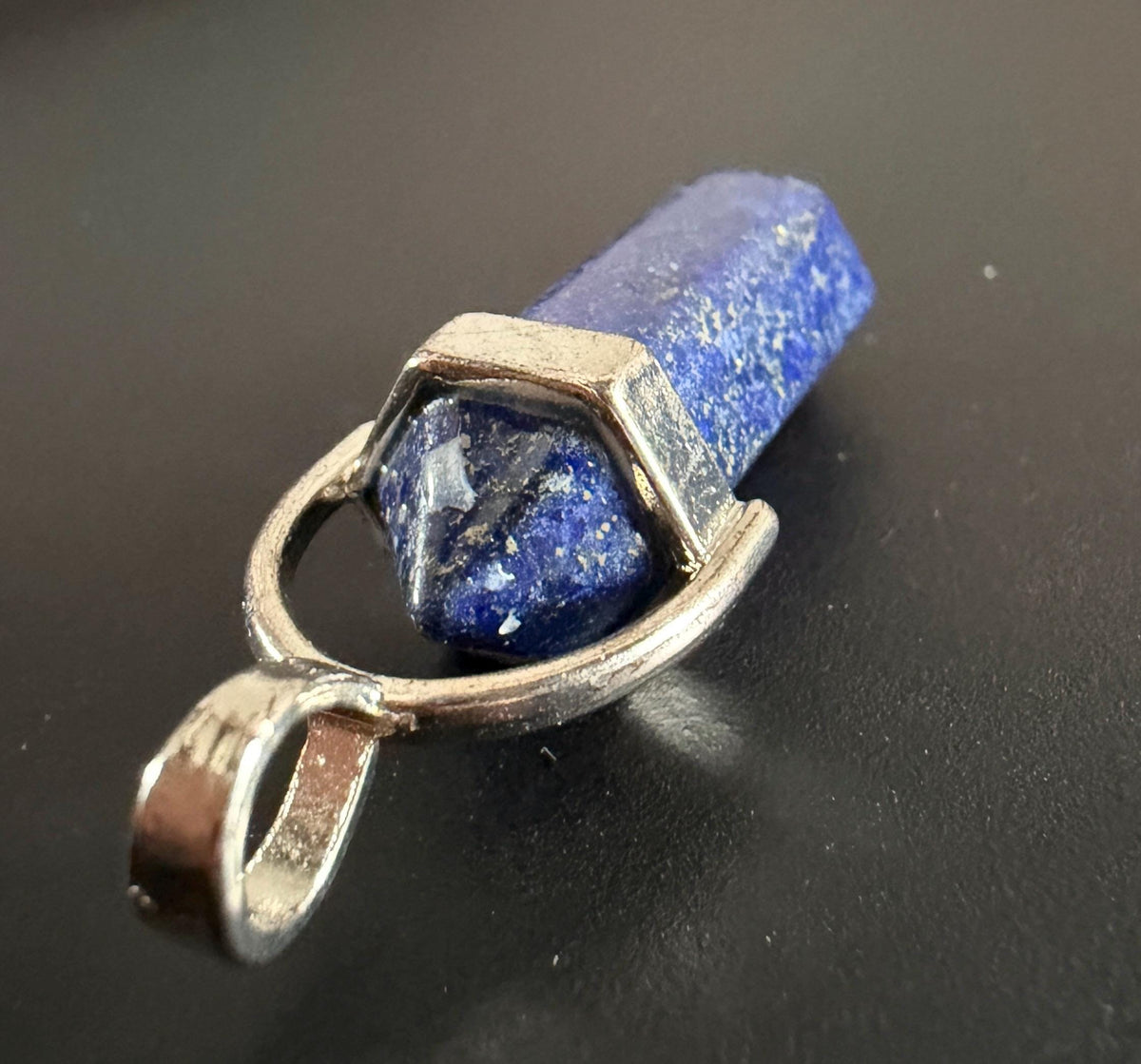 Lapislazuli Energiespitze Anhänger, 40 mm | ST8