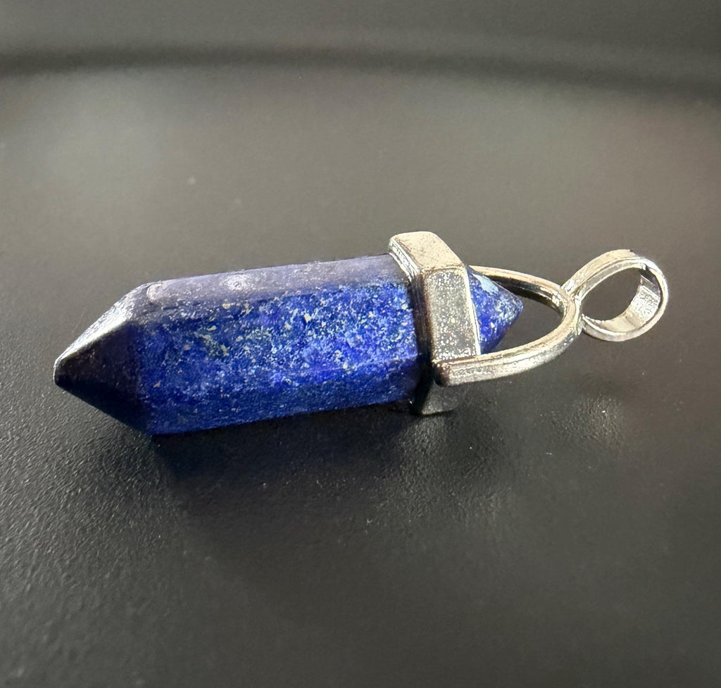 Lapislazuli Energiespitze Anhänger, 40 mm | ST8