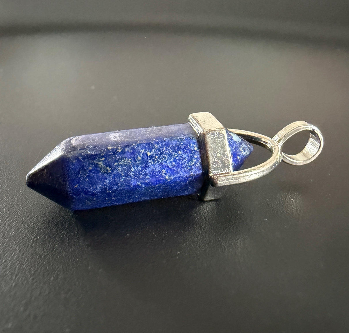 Lapislazuli Energiespitze Anhänger, 40 mm | ST8
